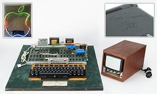 458711美元！一臺全功能蘋果Apple-1電腦被成功拍下